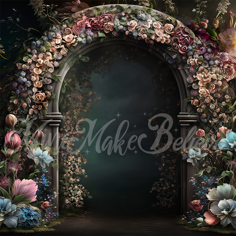 Kate Spring Floral Arch Gate Backdrop Designed by Mini MakeBelieve - Kate Backdrop AU