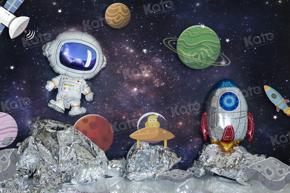 Kate Star Space Astronaut Backdrop for Photography - Kate Backdrop AU