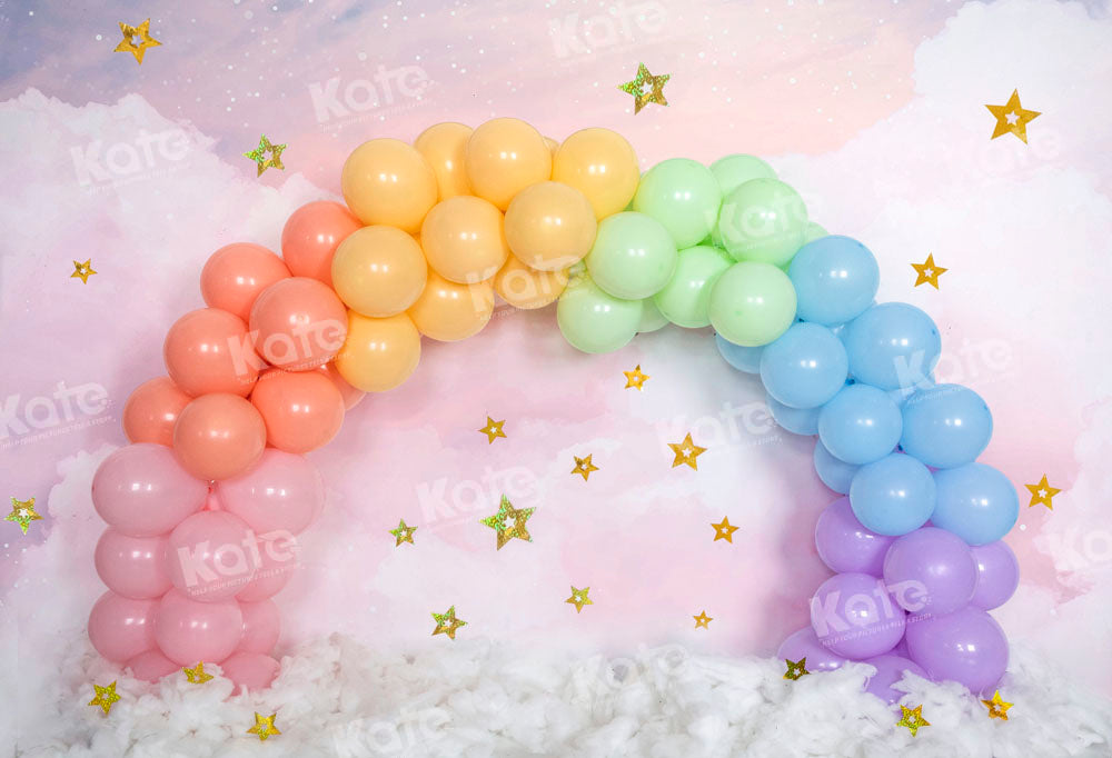 Kate Marshmallow Sky Arched Balloon Backdrop Designed by Emetselch - Kate Backdrop AU