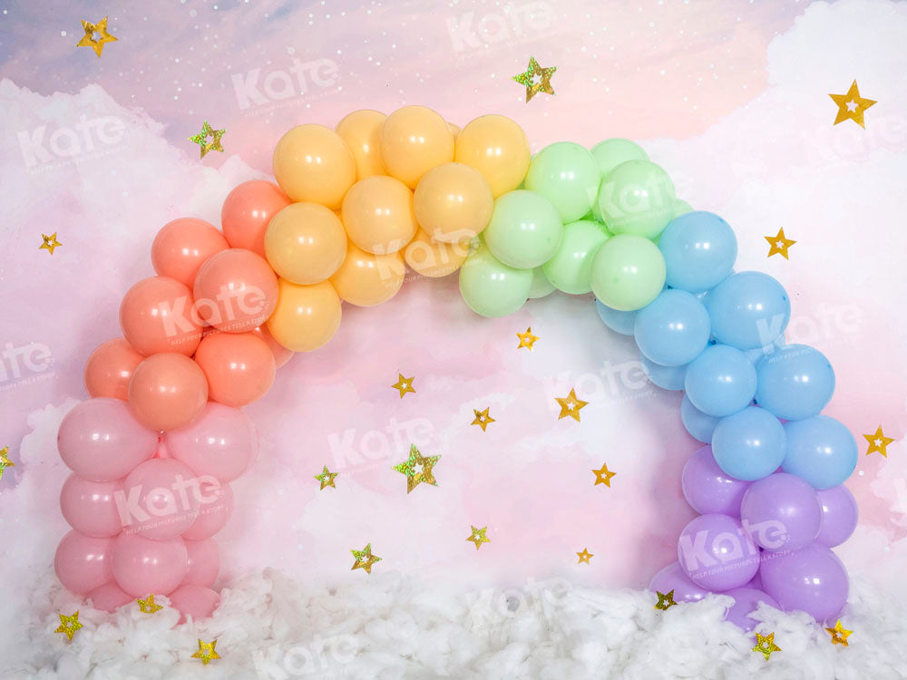 Kate Marshmallow Sky Arched Balloon Backdrop Designed by Emetselch - Kate Backdrop AU