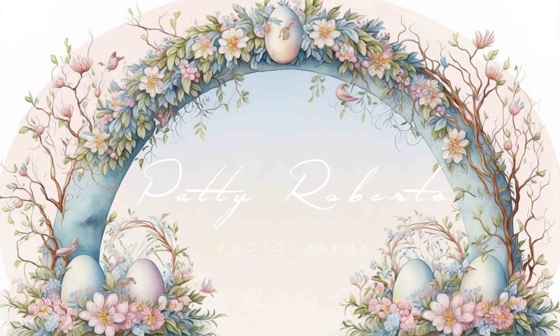 Kate Joyful Entrance Easter Spring Backdrop Designed by Patty Robertss - Kate Backdrop AU