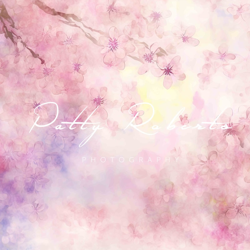 Kate Awaken to Spring Backdrop Romantic Pink Flower Designed by Patty Robertss - Kate Backdrop AU