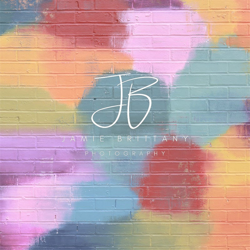 Kate Colorful Brick Wall Backdrop Designed by JB Photography - Kate Backdrop AU