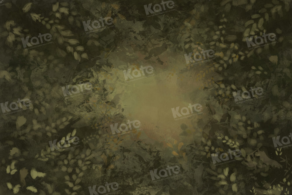 Kate Fine Art Leaves Dark Backdrop Designed by GQ - Kate Backdrop AU