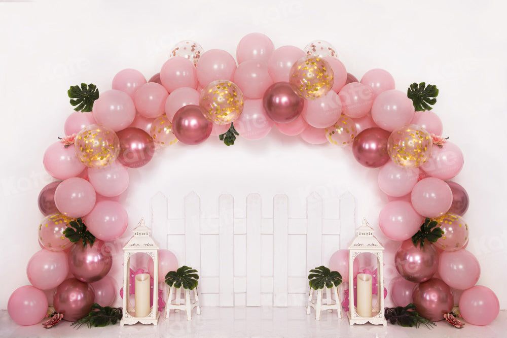 Kate Tropical Balloon Fence Backdrop for Photography - Kate Backdrop AU