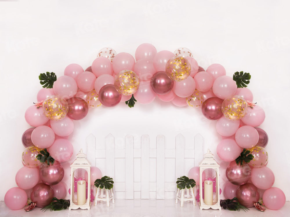 Kate Tropical Balloon Fence Backdrop for Photography - Kate Backdrop AU