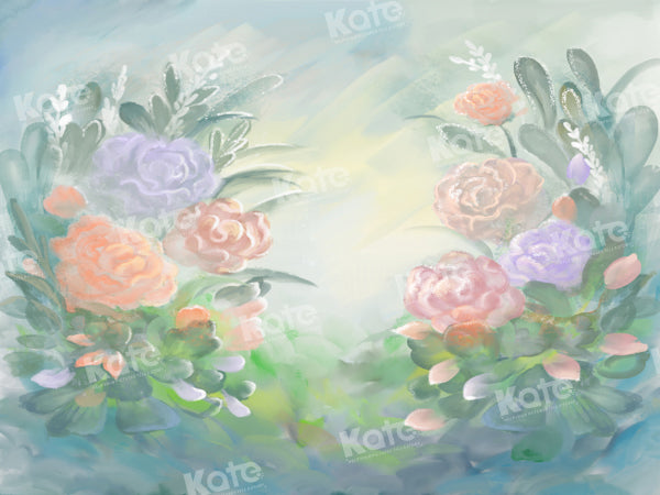Kate Green Flower Fine Art Backdrop Designed by GQ