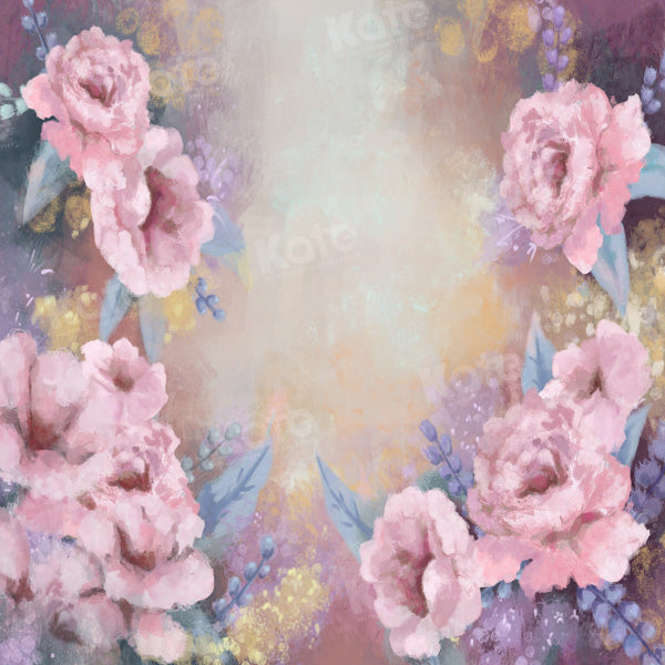 Kate Retro Flower Abstract Backdrop Designed by GQ - Kate Backdrop AU