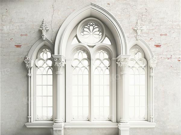 Kate White Retro Architecture Backdrop Window for Photography - Kate Backdrop AU