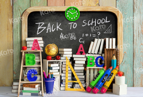 Kate Back to School Blackboard Backdrop Designed by Emetselch