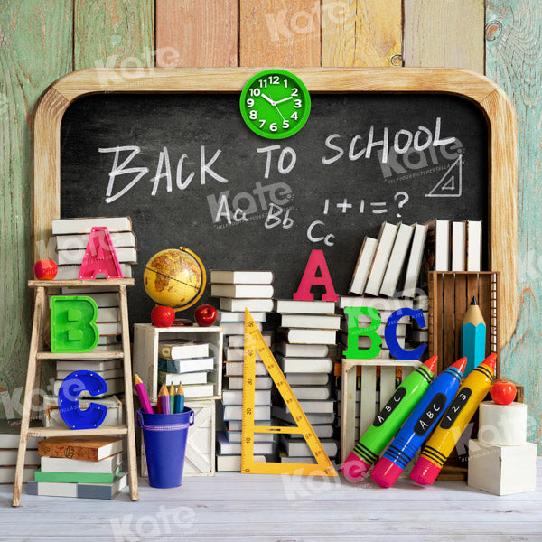 Kate Back to School Blackboard Backdrop Designed by Emetselch