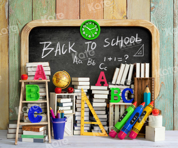 Kate Back to School Blackboard Backdrop Designed by Emetselch - Kate Backdrop AU