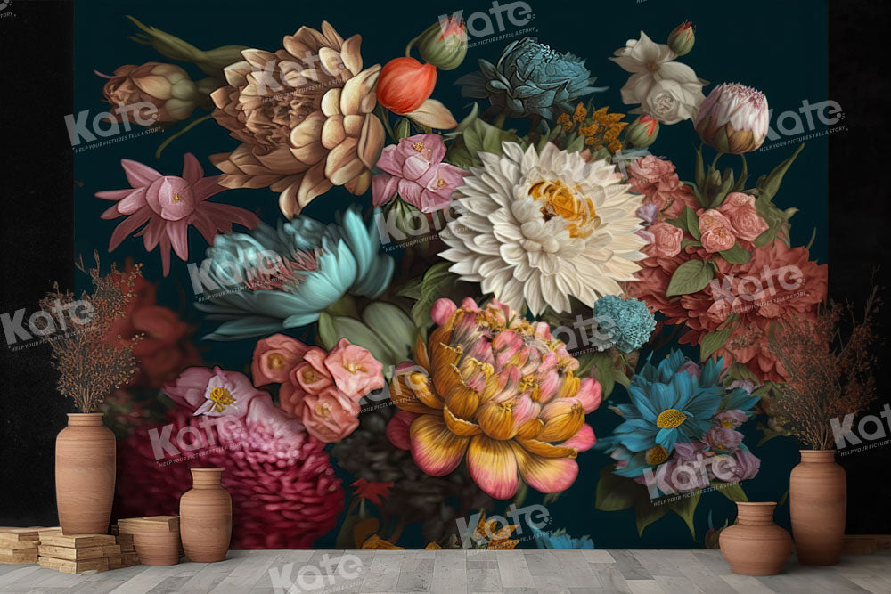 Kate Boho Blooming Floral Backdrop Designed by Chain Photography - Kate Backdrop AU