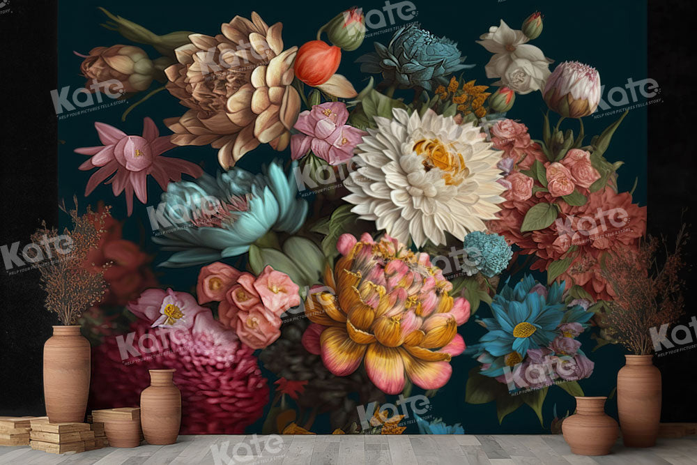Kate Boho Blooming Floral Backdrop Designed by Chain Photography - Kate Backdrop AU
