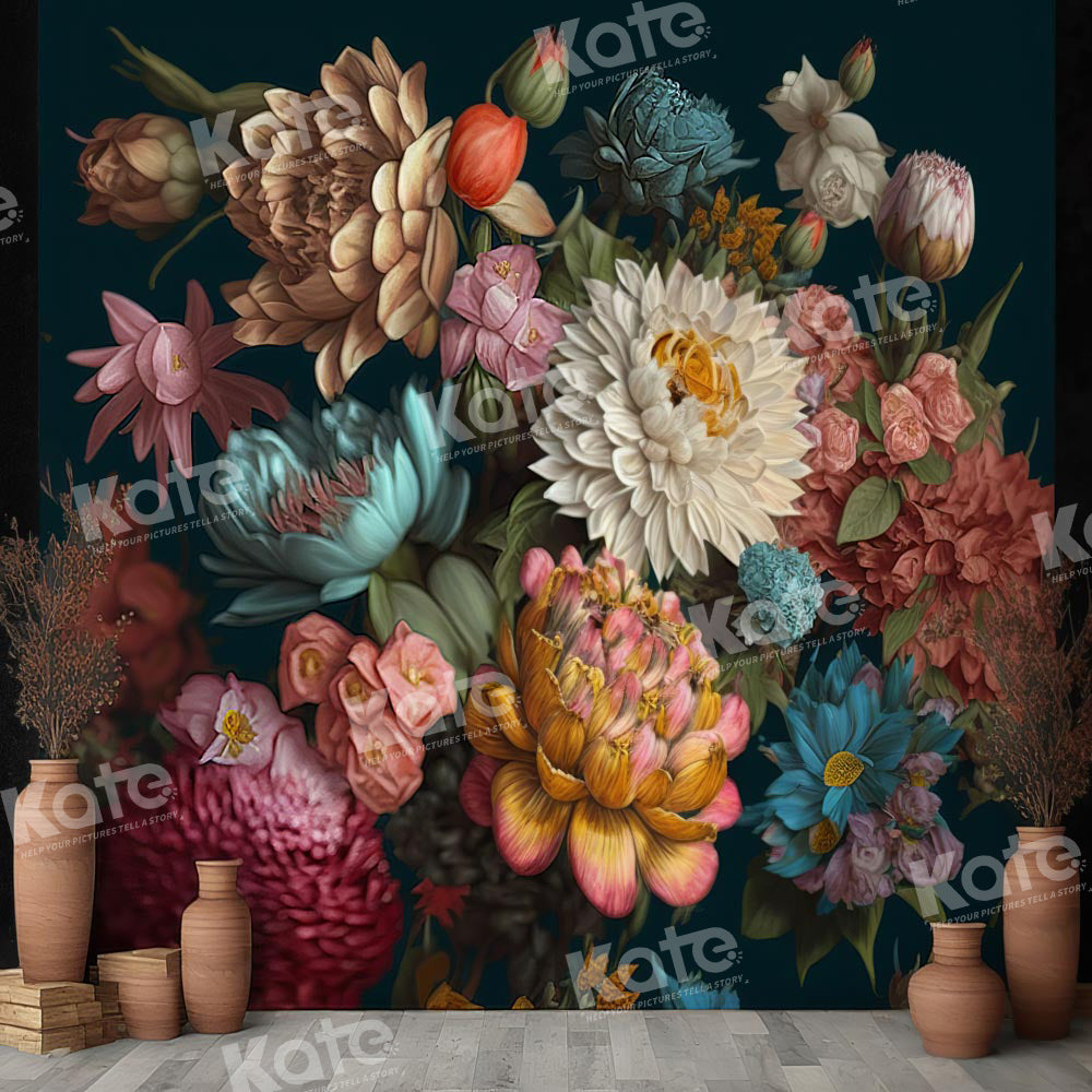 Kate Boho Blooming Floral Backdrop Designed by Chain Photography - Kate Backdrop AU