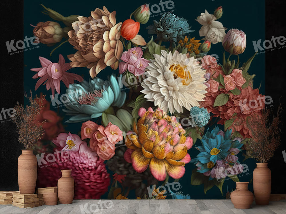 Kate Boho Blooming Floral Backdrop Designed by Chain Photography - Kate Backdrop AU