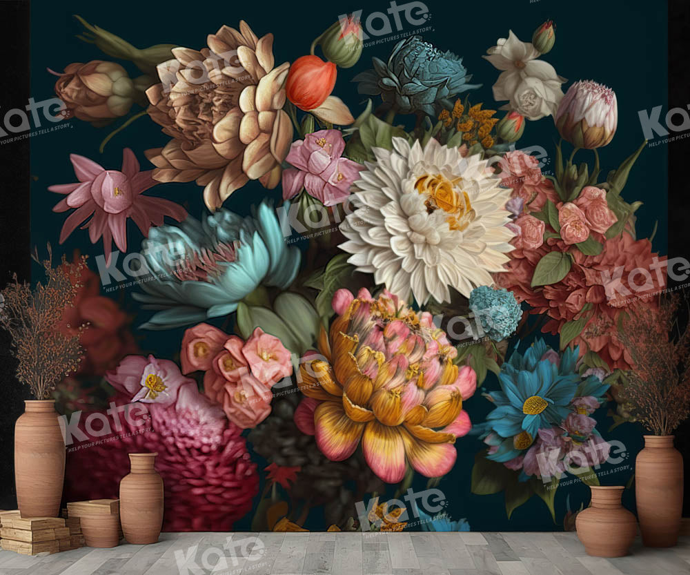 Kate Boho Blooming Floral Backdrop Designed by Chain Photography - Kate Backdrop AU