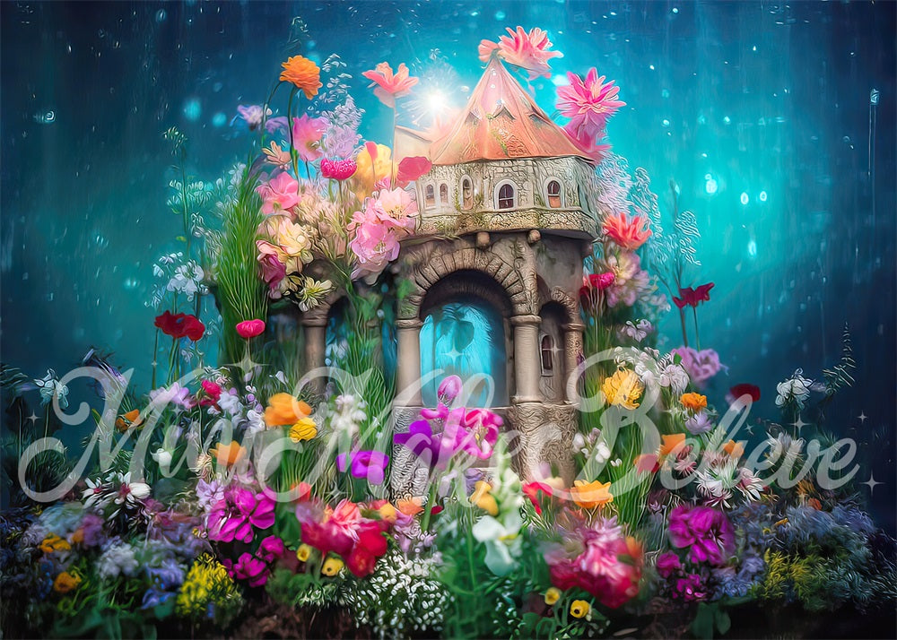 Kate Underwater Majestic Mermaid Castle Backdrop Designed by Mini MakeBelieve - Kate Backdrop AU