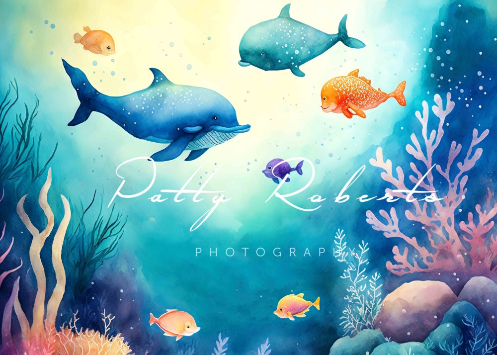 Kate Deep Sea Delight Backdrop Designed by Patty Robertss - Kate Backdrop AU