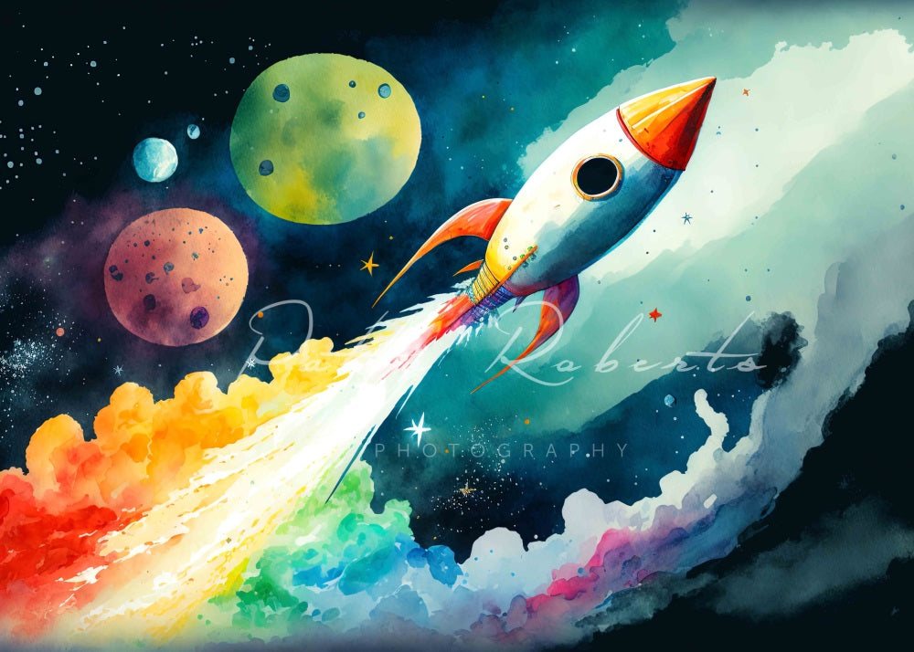 Kate Galactic Odyssey Backdrop Designed by Patty Robertss - Kate Backdrop AU