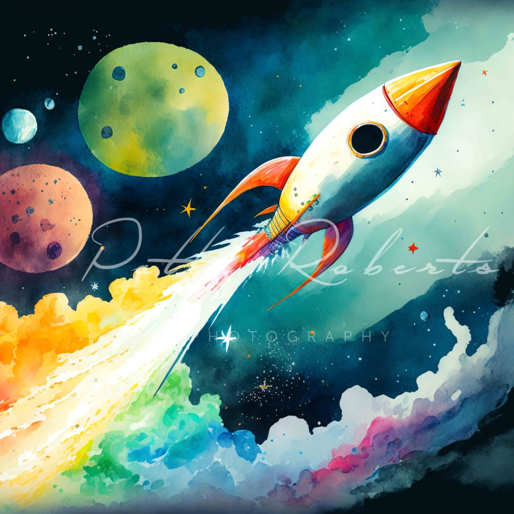 Kate Galactic Odyssey Backdrop Designed by Patty Robertss - Kate Backdrop AU