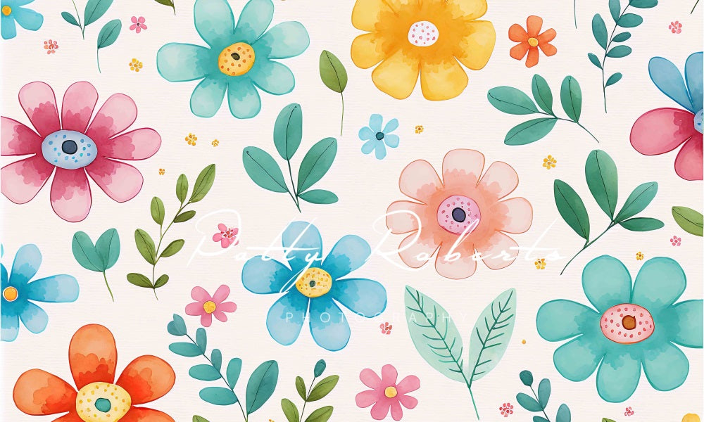 Kate Spring Fun Backdrop Cake Smash Designed by Patty Robertss - Kate Backdrop AU