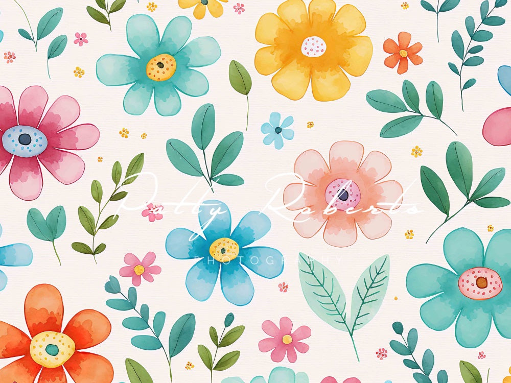 Kate Spring Fun Backdrop Cake Smash Designed by Patty Robertss - Kate Backdrop AU