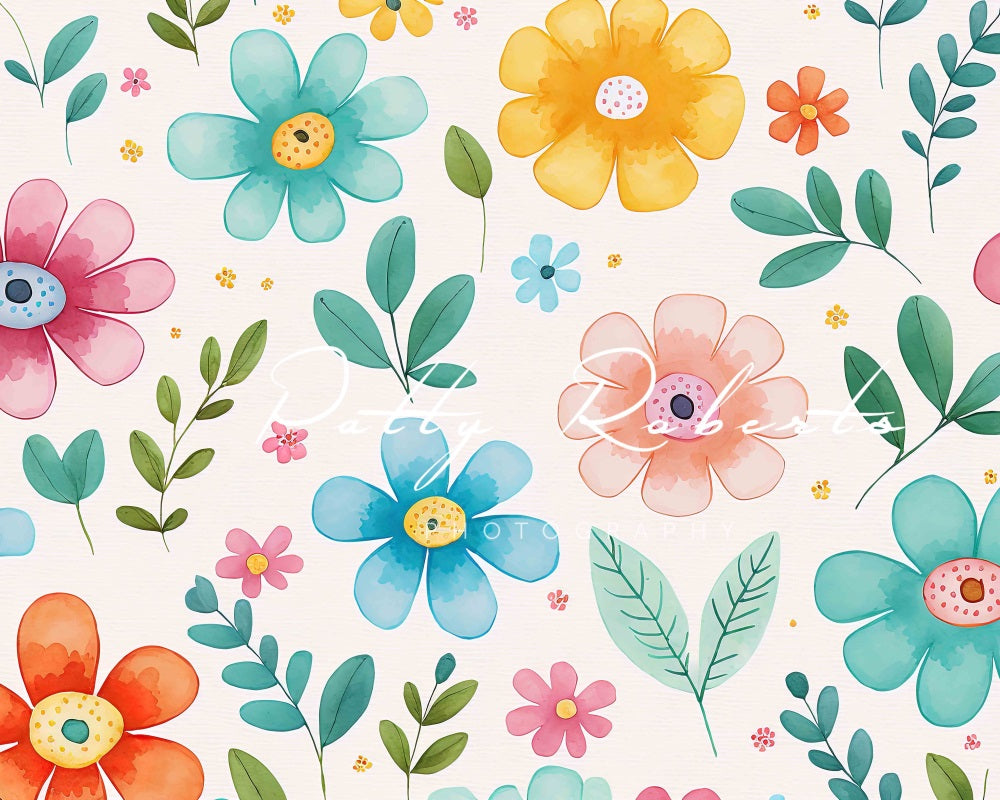 Kate Spring Fun Backdrop Cake Smash Designed by Patty Robertss - Kate Backdrop AU