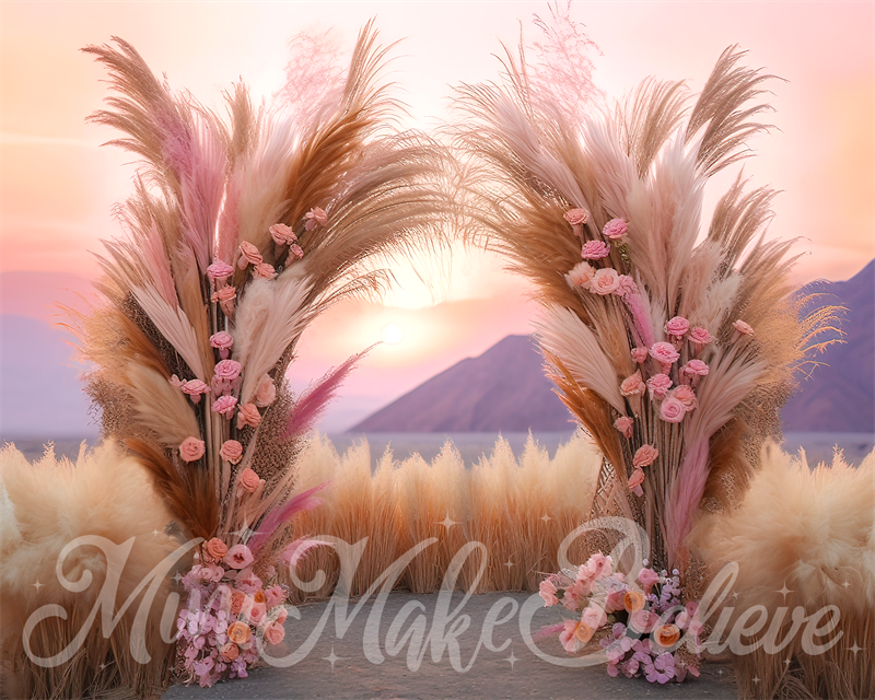 Kate Boho Sunset Cake Smash Backdrop Designed by Mini MakeBelieve - Kate Backdrop AU