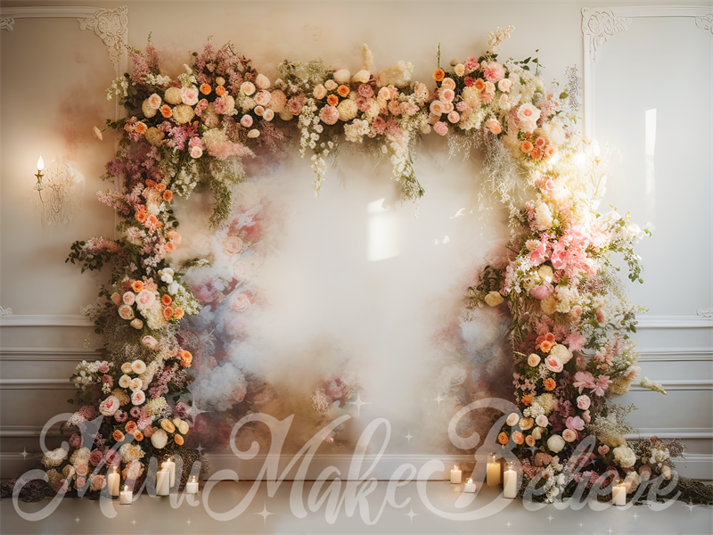 Kate Flower Arch Room Backdrop Birthday Wedding Designed by Mini MakeBelieve