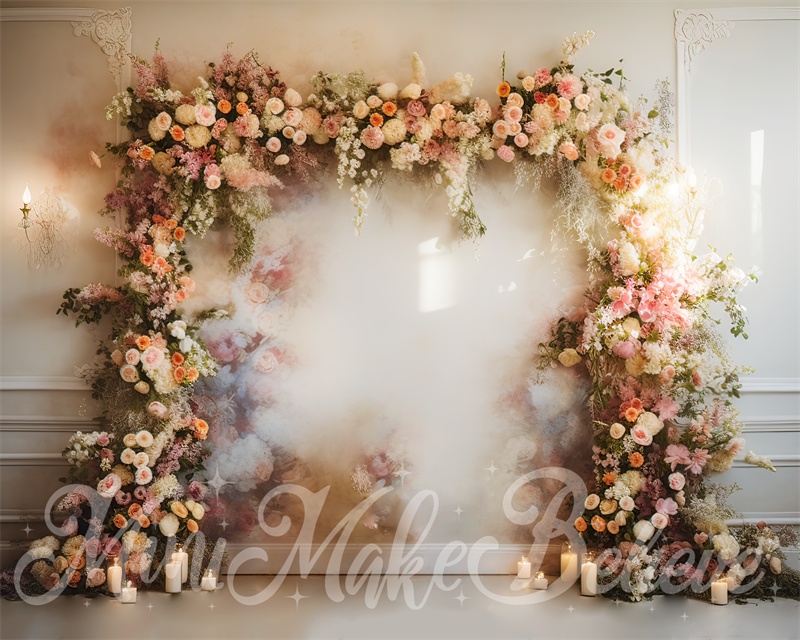 Kate Flower Arch Room Backdrop Birthday Wedding Designed by Mini MakeBelieve