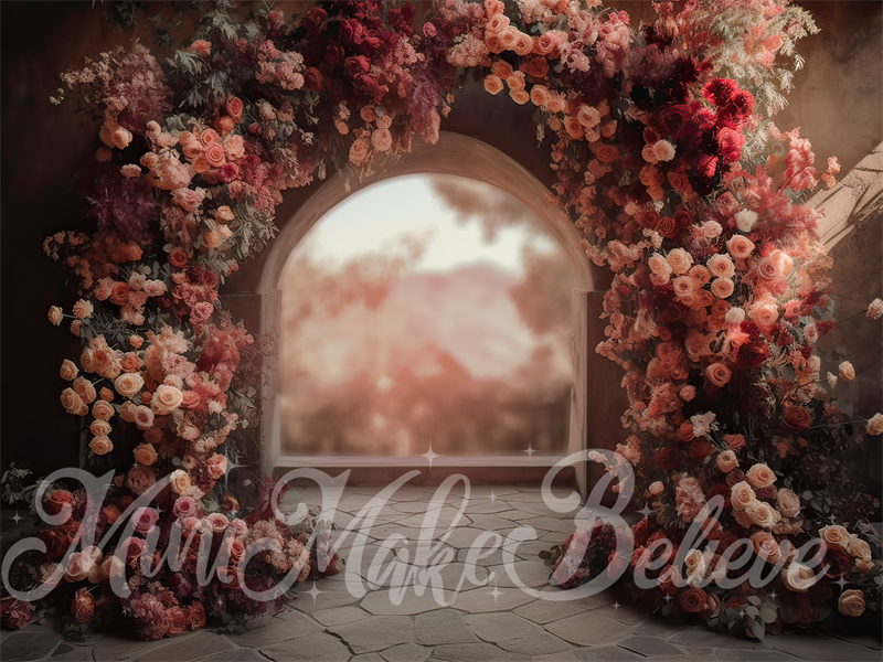 Kate Outdoor Rose Backdrop Patio Wedding Birthday Celebration Designed by Mini MakeBelieve - Kate Backdrop AU