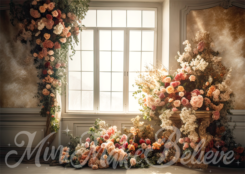 Kate Rose Room Backdrop Birthday Wedding Celebration Designed by Mini MakeBelieve - Kate Backdrop AU