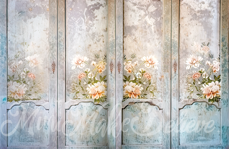 Kate French Doors with Floral Backdrop Designed by Mini MakeBelieve - Kate Backdrop AU