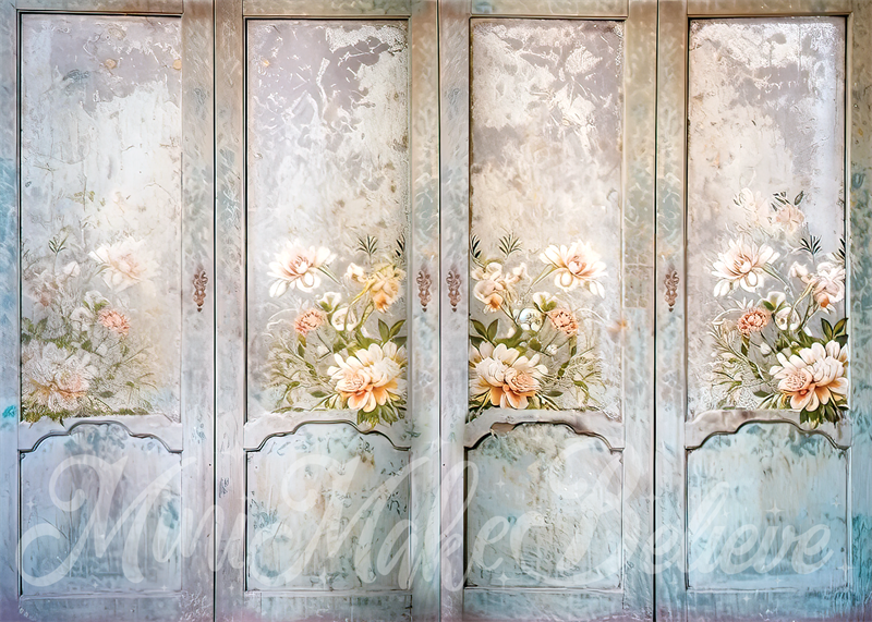 Kate French Doors with Floral Backdrop Designed by Mini MakeBelieve - Kate Backdrop AU