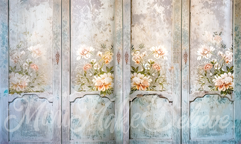 Kate French Doors with Floral Backdrop Designed by Mini MakeBelieve - Kate Backdrop AU