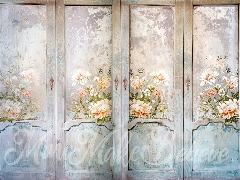 Kate French Doors with Floral Backdrop Designed by Mini MakeBelieve - Kate Backdrop AU