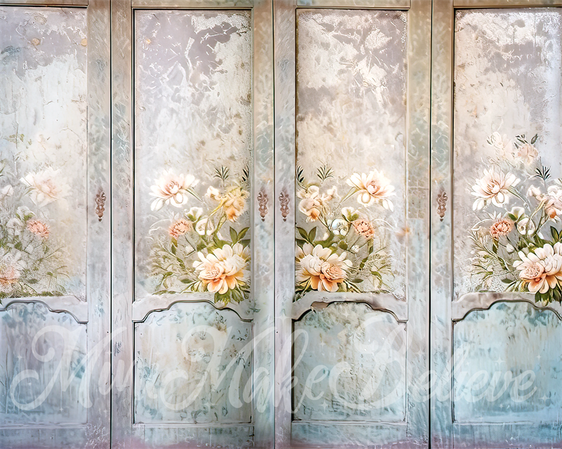 Kate French Doors with Floral Backdrop Designed by Mini MakeBelieve - Kate Backdrop AU