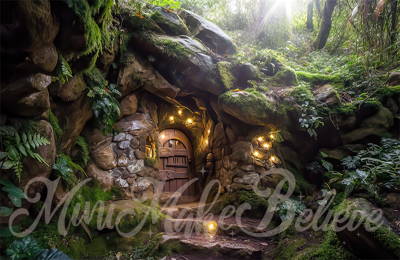 Kate Hobbit Gnome Elf Fairy Home Backdrop Designed by Mini MakeBelieve - Kate Backdrop AU