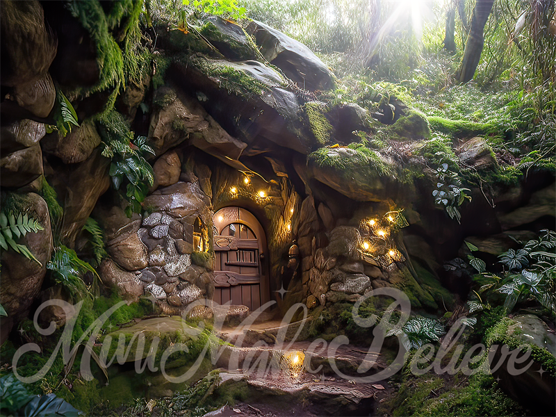 Kate Hobbit Gnome Elf Fairy Home Backdrop Designed by Mini MakeBelieve - Kate Backdrop AU