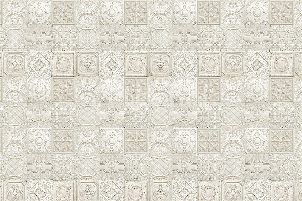 Kate Cream Tile Wall Backdrop Designed by Ashley Paul - Kate Backdrop AU