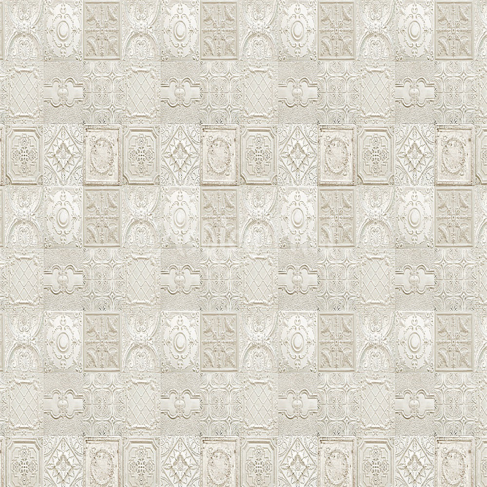 Kate Cream Tile Wall Backdrop Designed by Ashley Paul - Kate Backdrop AU