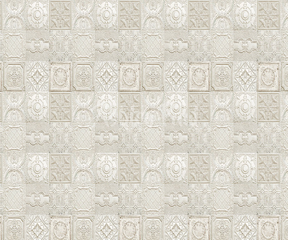 Kate Cream Tile Wall Backdrop Designed by Ashley Paul - Kate Backdrop AU