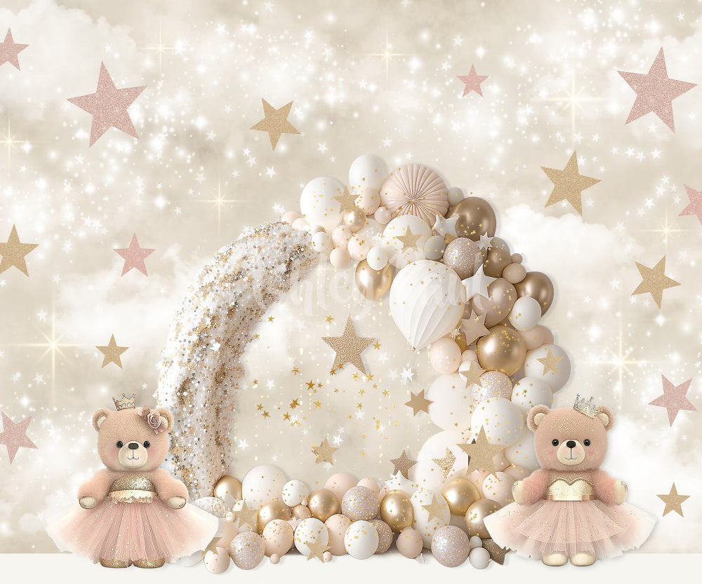 Kate Beer Princess Balloon Arch Backdrop Designed by Ashley Paul - Kate Backdrop AU