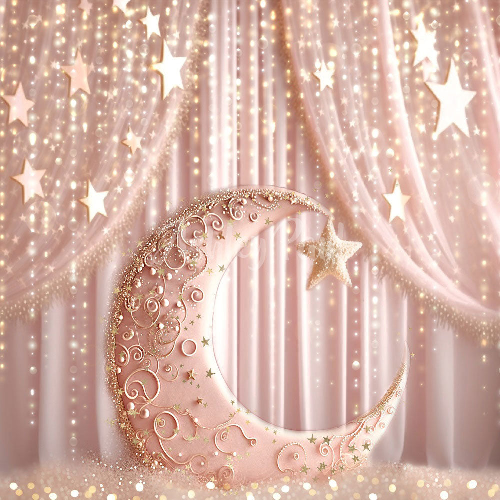 Kate Magic Star Moon Backdrop Bokeh Girl Designed by Ashley Paul
