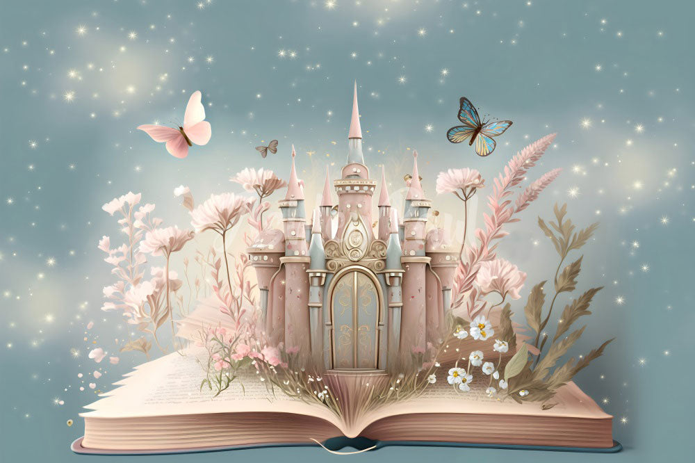 Kate Book Castel Butterfly Backdrop Spring Designed by Ashley Paul