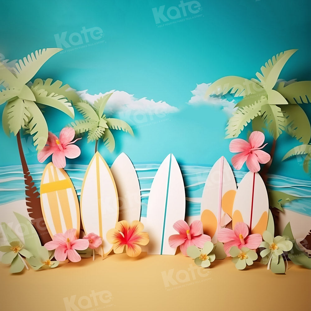 Kate Flower Seaside Backdrop Cake Smash for Photography - Kate Backdrop AU