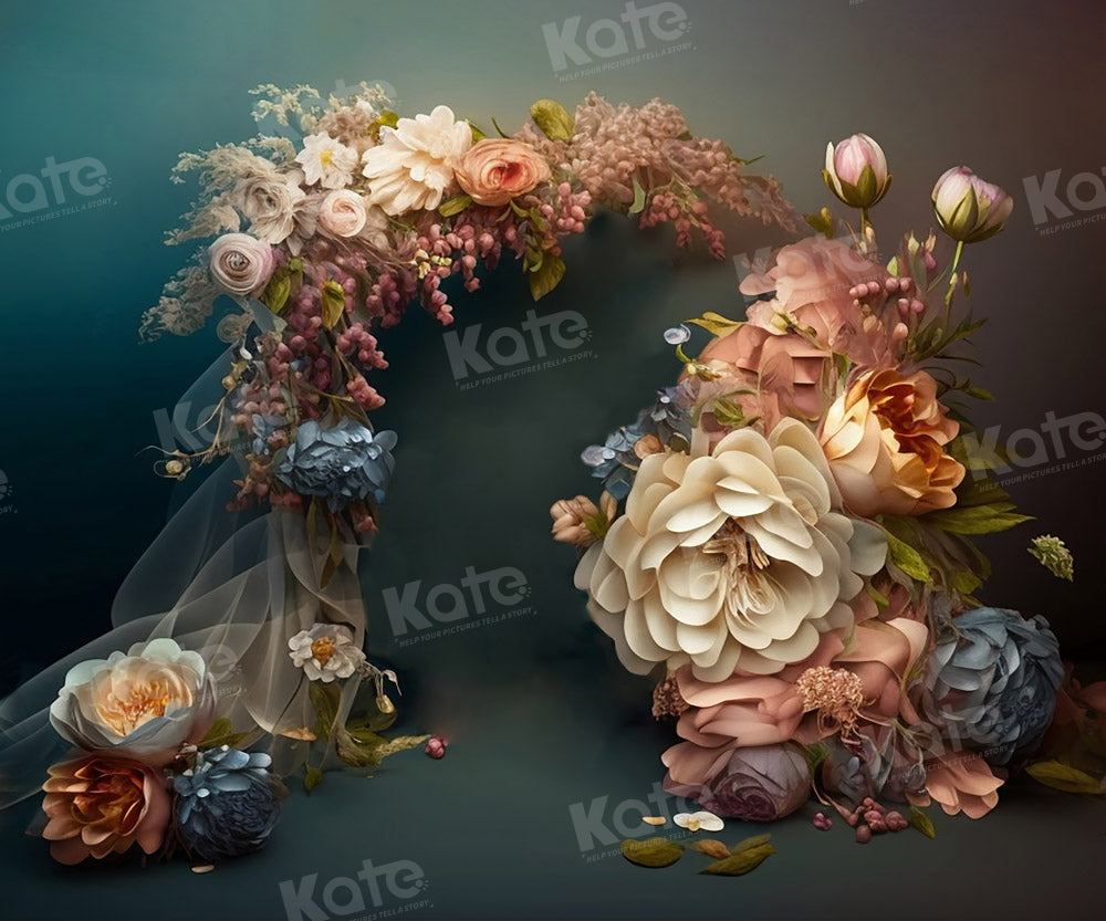 Kate Flower Portrait Mother's Day Backdrop for Photography - Kate Backdrop AU