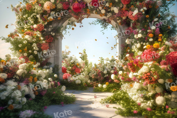 Kate Wedding Flower Arch Backdrop Designed by Chain Photography