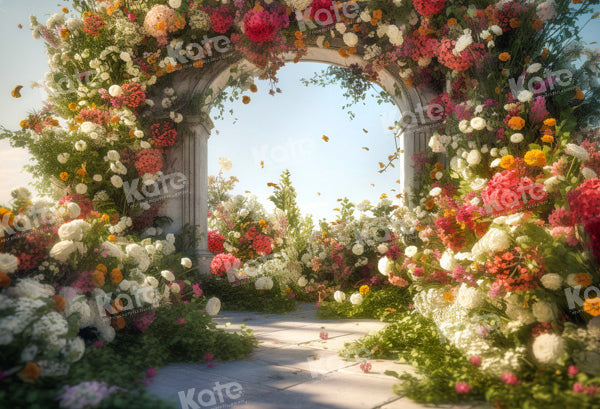 Kate Wedding Flower Arch Backdrop Designed by Chain Photography